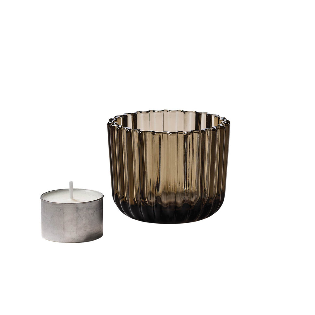 Momentum Tealight Holder Smoke Brown - Citta Design, INSIDE Hong Kong